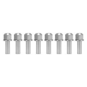 8 Pcs RC Wheel Hub Extension Nut Stainless Steel High Strength Hex RC Wheel Hub Extension Adapter for Axial SCX10 20mm/0.8in