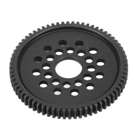High Speed Spur Gear Steel Metal Black Large Remote Car Spur Gear For TAMIYA TTâ€‘02 68T
