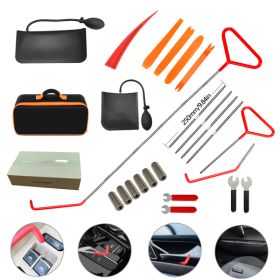 25 Piece Car Truck Multi-Tool Set, Long Distance Emergency Key Hitch Tool Triangle, Emergency Door Opening Tool Set, Wrench Combo Tool, Emergency Hitc