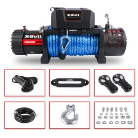 X-BULL 12000 Lb Electric Winch Synthetic Rope Trailer Towing-Unavailable Platform - Amazon