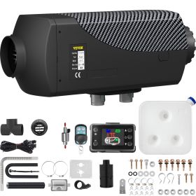VEVOR 8KW Diesel Air Heater Muffler Diesel Heater 12V Remote Control Diesel Parking Heater With LCD Switch For Car Trucks Motor-home Boat And Bus