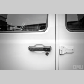 OMU Genesis Series Aluminum Door Handle Cover To 4 2Doors For  Wrangler JL (Color: Black)