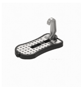 Car Foot Assist Pedal Car Modification Supplies Side Pedal (Color: Silver)
