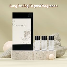 Car Air Fresheners -3x10ML Natural French Perfume Lasts 45 Days, Portable Waterless Car Diffuser Air Freshener Car Aromatherapy Diffuser, Adjust Conce (Option: 3pcs essence)
